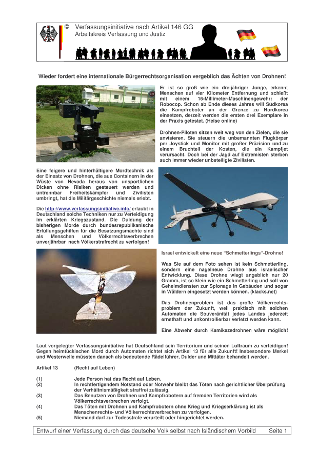 Flyer zu Artikel 13