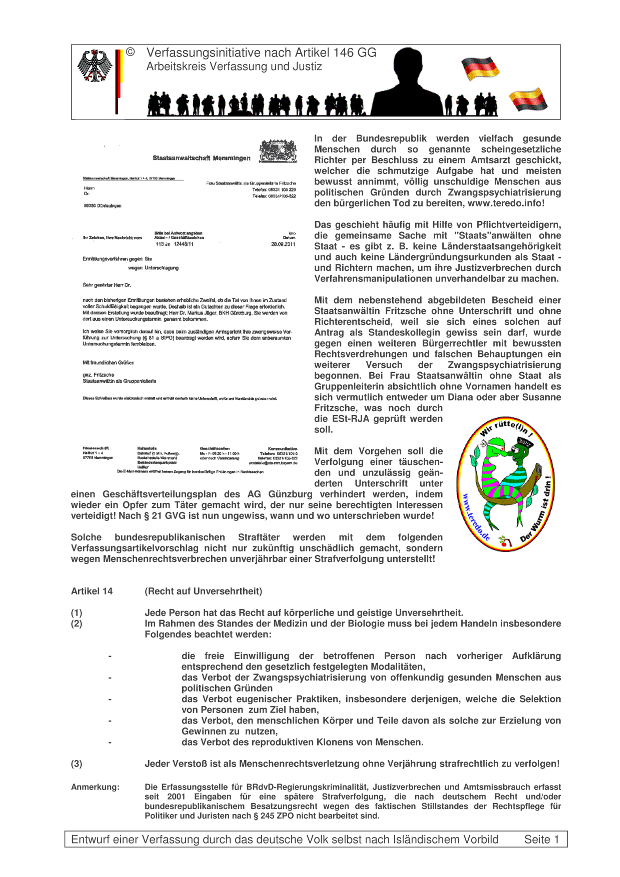 Flyer zu Artikel 14