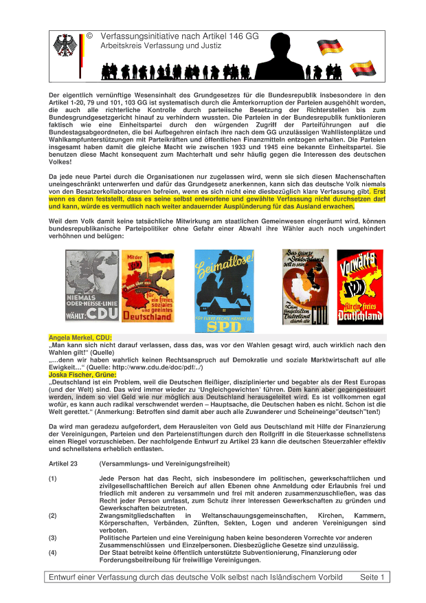 Flyer zu Artikel 23