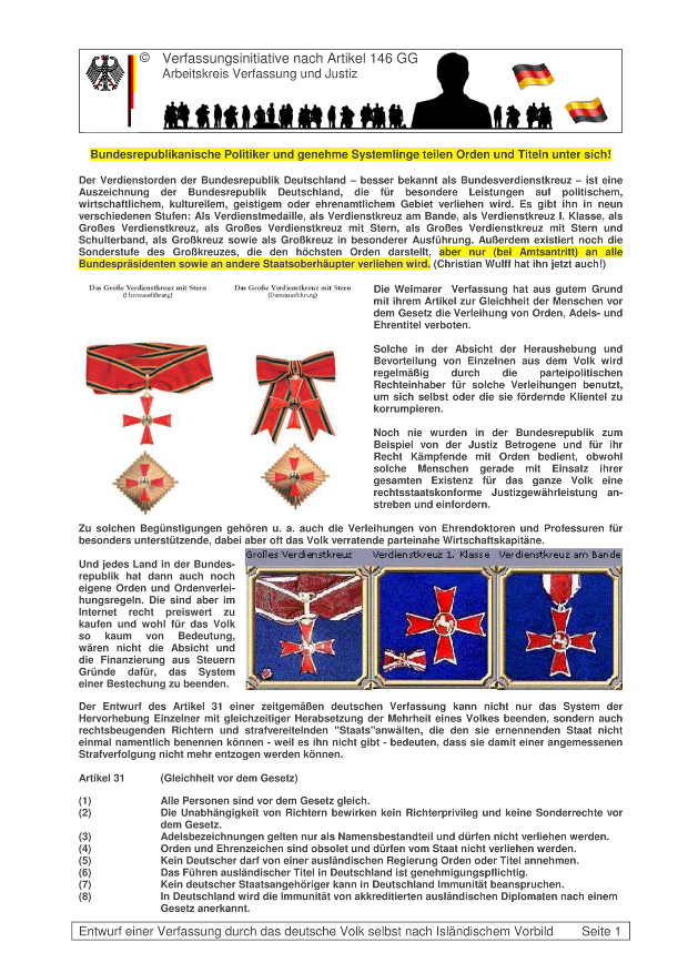 Flyer zu Artikel 31