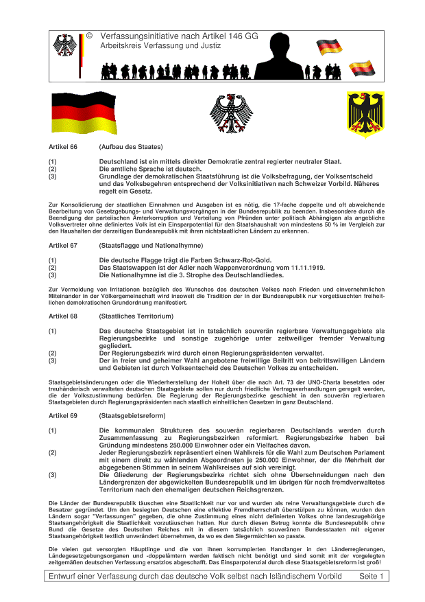 Flyer zu Artikel 66 bis 69