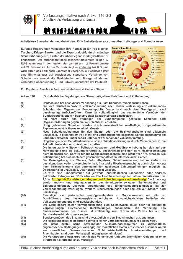 Flyer zu Artikel 140